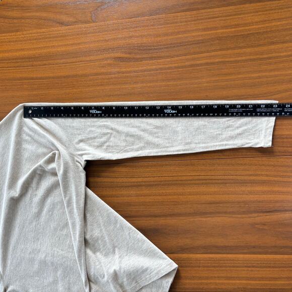 Vintage Y2K Lauren Ralph Lauren Logo Tee Beaded Long Sleeve Size M 100% Cotton - Picture 5 of 9